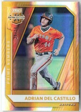 2021 Panini Elite Extra Edition Adrian Del Castillo Prime Numbers Gold /24 #67