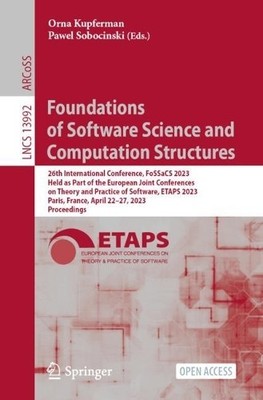 Foundations of Software Science and Computation Structures - 9783031308284