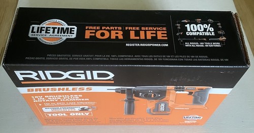 RIDGID 18V 1” SDS PLUS ROTARY HAMMER R86712B - Picture 2 of 4