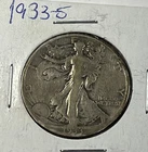 1933-S Walking Liberty Half Dollar : Very Good +