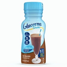 Glucerna Shake Rich Chocolate Flavor 8 oz Ready-to-Use Bottles Pack of 6