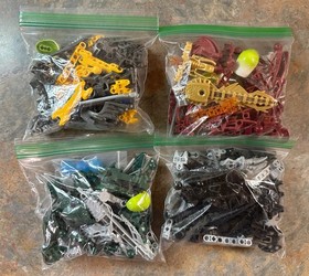 LEGO Bionicle Toa Inika Lot (4 sets) - 8727, 8729, 8730 and 8731