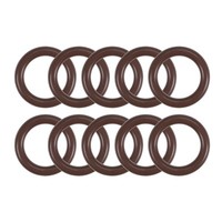 10 Fluorkautschuk O-Ringe 20Mm Od 14Mm Id 3Mm Breite Metrische Fkm Dichtung