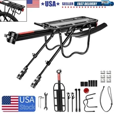 Rear Bike Rack Bicycle Cargo Rack Luggage Carrier Holder Seat Frame Pannier Rack