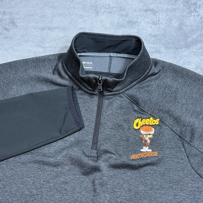 Under Armour 1/4 Zip Pullover Mens Medium Cheetos Mac N Cheese Chester Cheetah