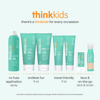 kids Safe Mineral Sunscreen SPF 50+, 3 Fl Oz, Natural, Water Resistant Reef Safe