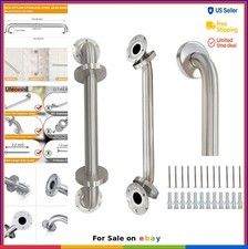 Grab Bars for Bathroom 16 Inch Brushed Nickel 304 Stainless Steel 500 Lbs