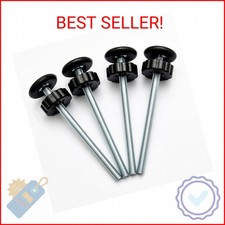 FLYQUEE 4 Pack 8MM Baby Gates Threaded Spindle Rod Replacement Parts