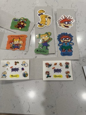 1998 Rugrats Sticker Lot X8 Vending Machine Nickelodeon Viacom Vintage