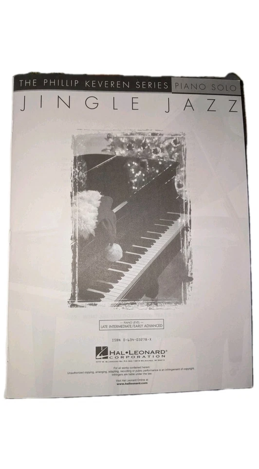 Jingle Jazz 17 Christmas Standards with a Touch of Cool  Piano Solo Hal Leonard - Image 4 of 4