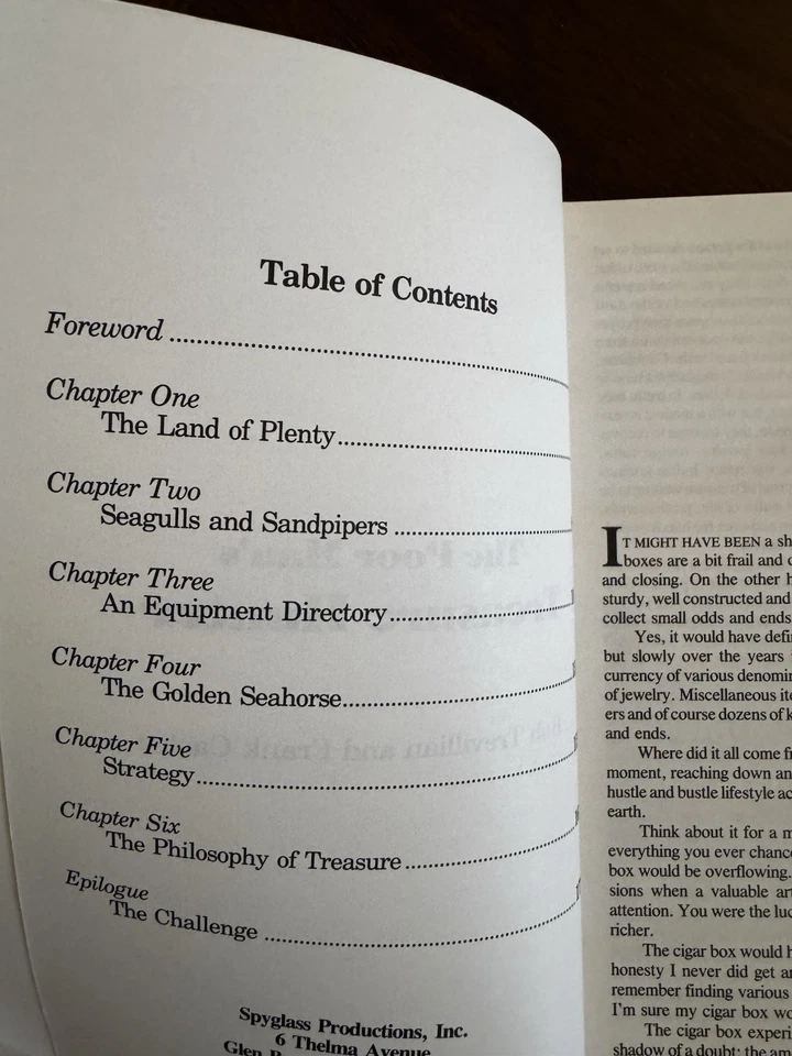 The Poor Mans' Treasure Hunter by Bob Trevillian & Frank Carter PB 1985 VG - Image 4 of 4