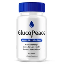 Gluco Peace Advanced Glycogen Support, GlucoPeace Pills (60 Capsules)