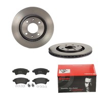 Brembo Bremsscheiben Coated Ø266Mm + BremsbelÄGe Vorne FÜR Citroen Xsara N0 N1