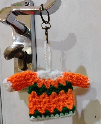 Häkeln Pullover Garn Sport Schmuck Schlüsselanhänger handgefertigt Auto/Haus Schlüssel Schutz 
