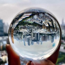 10cm Crystal Ball Photography Tool Clear Healing Glass Lens Ball Sphere Decor