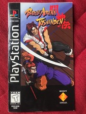Battle Arena Toshinden Longbox Long PS1 Playstation 1 PS One Manual Only