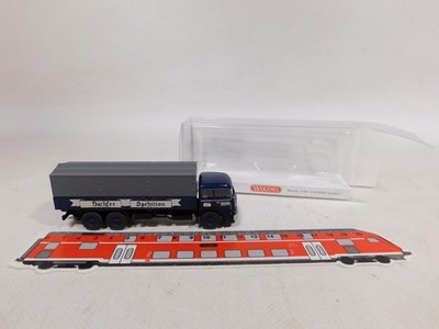 Wiking Werbemodell H0 1:87 Büssing 12.000 Dachser Expédition Mint + Box #DW898-0