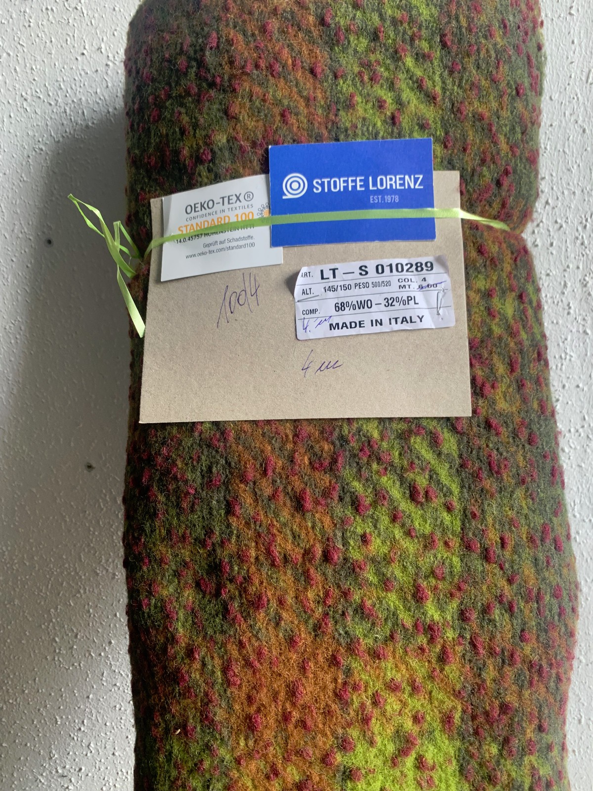 145cm Cuadrado - Tejidos De 50% Lana - 50% Poliéster