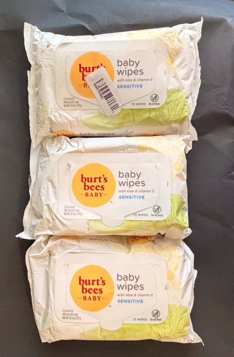 Burts Bees Baby Wipes W/ Aloe & Vitamin E Sensitive 72 Count X 3 Packs 216 Total
Opens in a new wind