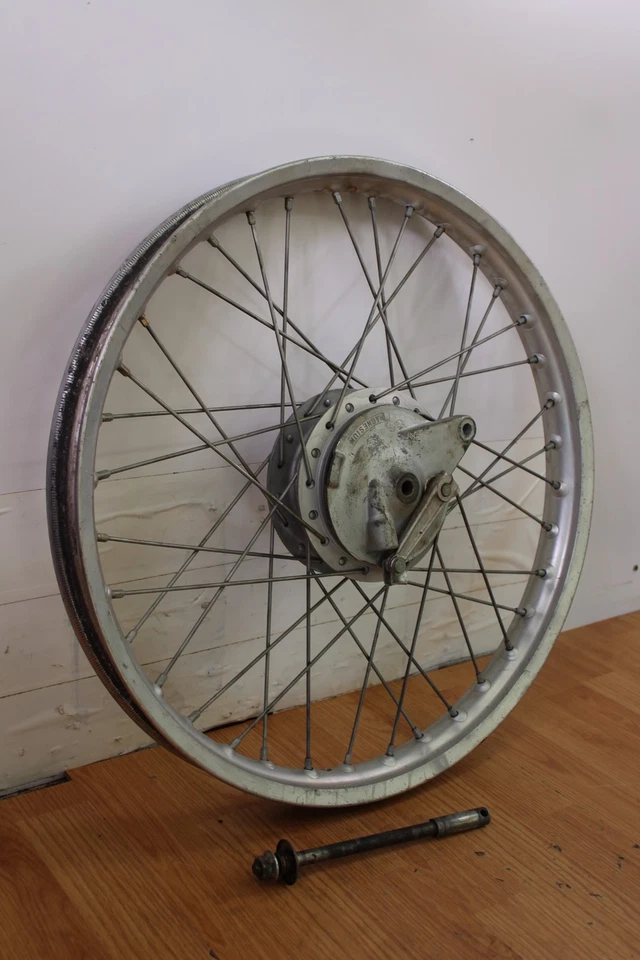 Yamaha Ty250 1974 conjunto de rueda delantera 21 X 1,60 Foto 2 de 4