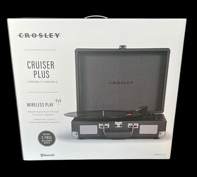 Crosley Vinyl Record Player Cruiser Plus Bluetooth Portable Turntable NEW in Box