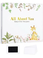Baby Memory Book First 5 Years Album Inkless Print Pad Journal for New Parents