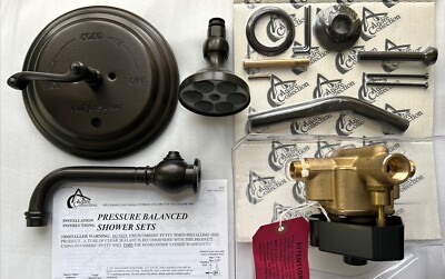 NOS Andre Collection French Country Oil Rubbed Bronze Tub Shower Faucet ...