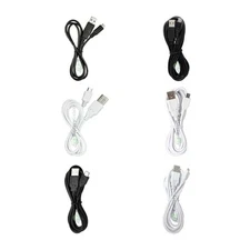 3FT 6FT 10FT Lot USB Micro Black/White Cable Cord for Android Cell Phone