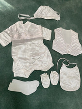 Phyllis Babywear, Christening Outfit, Boys , 0- 6 mos. Complete Set