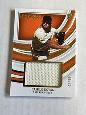 2022 Panini Immaculate JERSEY PATCH /99 CAMILO DOVAL RC ROOKIE GIANTS