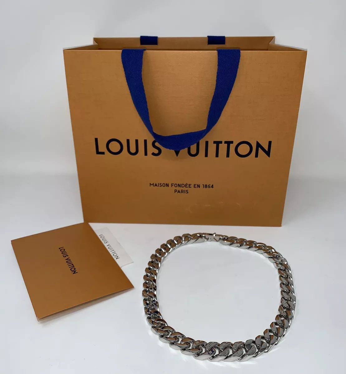 Lv chain cheap links necklace