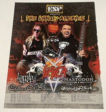 Slayer Lamb Of God Mastodon Magazine Print Ad...
