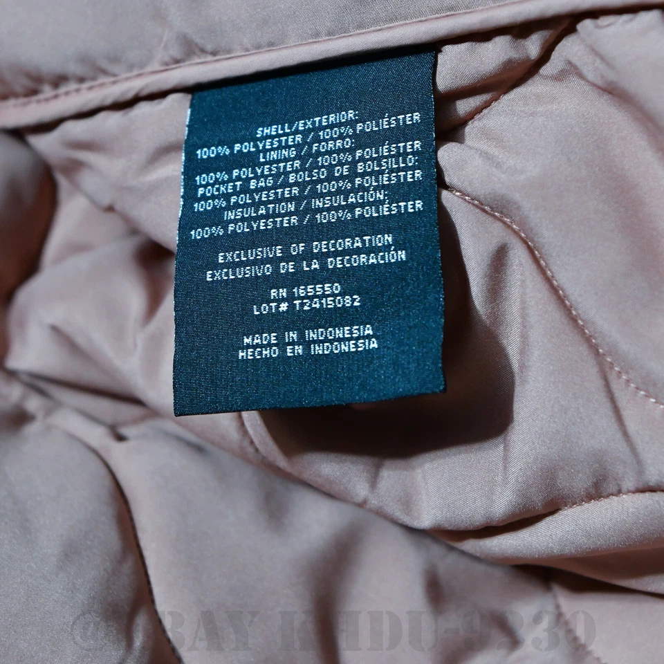 32 Degrees Ladies' Quilted Jacket Navy, Pink, White - Image 4 of 4