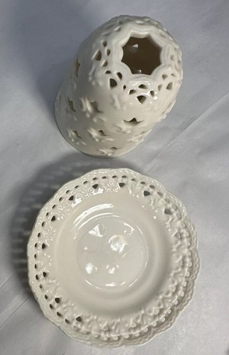 Juego de candelabro vintage Skye McGhie Tealight Candle Fairy con platillo - Imagen 3 de 5