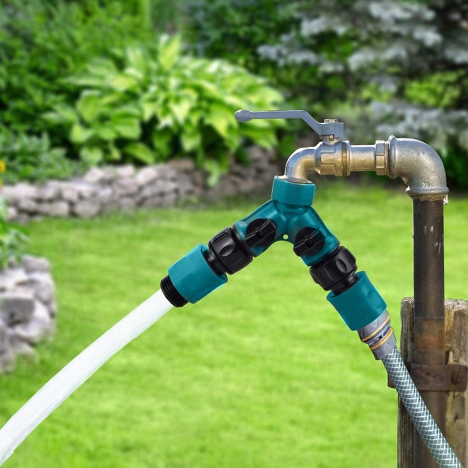 Garden Hose Shut Off Connector Sink Spigot Fittings Quick Connect