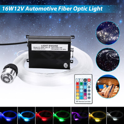 300pc Fiber Optic Car Home Headliner Star Light kit Roof Ceiling Lights w/Remote