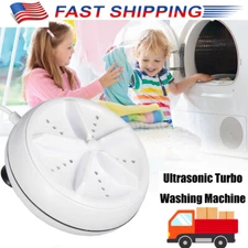 USB Mini Washing Machine Ultrasonic Turbo Rotating Clothes Washer