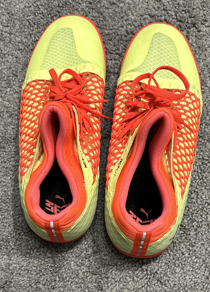 PUMA 365 Netfit CT Soccer Sneakers Fizzy Yellow-red Blast-Puma Black Men’s 11.5 thumbnail 9