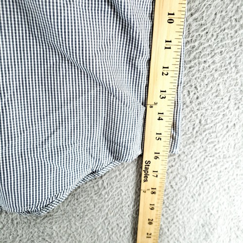 IZOD Shirt Micro Check Mens L Long Sleeve Button Down Collared Preppy - Picture 12 of 16