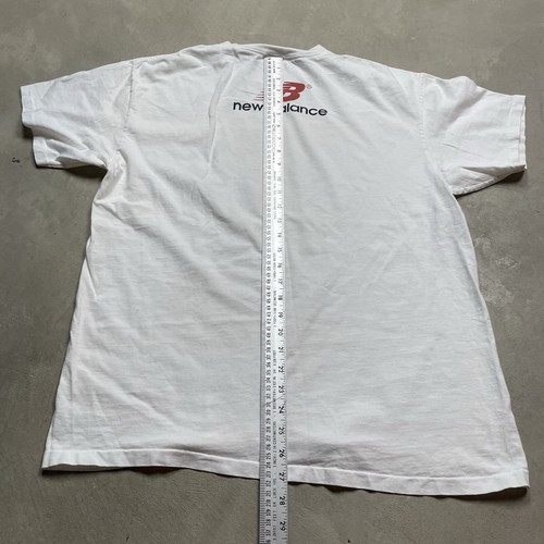 Vintage Chicago Marathon New Balance T Shirt 5K L 1992 Lasalle Bank Bally Gym - Picture 6 of 8