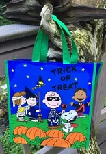 Peanuts Snoopy Halloween Reusable  Shopping Bag~Eco Tote/Gift/ Trick or Treat