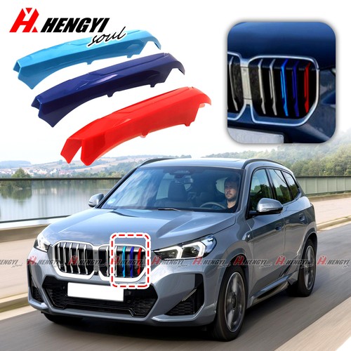 3 Color Front Grille Grill Cover Strip Clip Trim For BMW X1 2324 M
