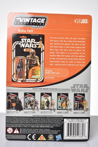Star Wars 2010 VCP03 Rocket-Firing Boba Fett Mail Away Action Figure Unpunched - Picture 6 of 9