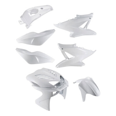 Set Motorradverkleidungen Schwarz 7 Pz Für Yamaha 50 Aerox