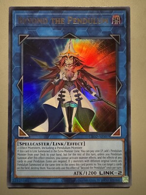 YUGIOH BEYOND THE PENDULUM ASIA ENGLISH CR02-AES07 ULTRA RARE (1ST RUN)