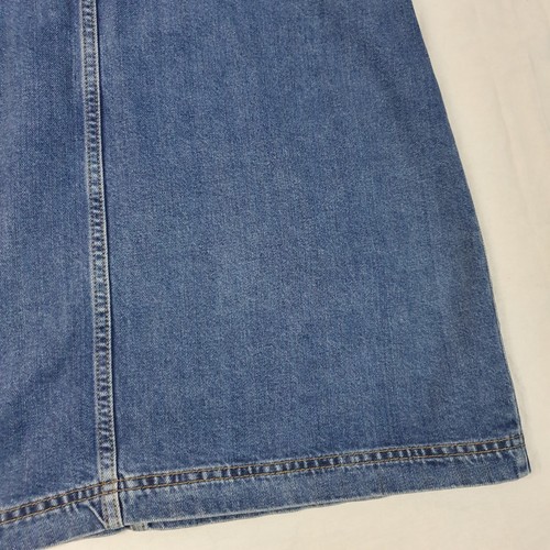 Fat Face Blue Denim Dungaree Dress Cotton Size UK 10 Pockets - Picture 10 of 12