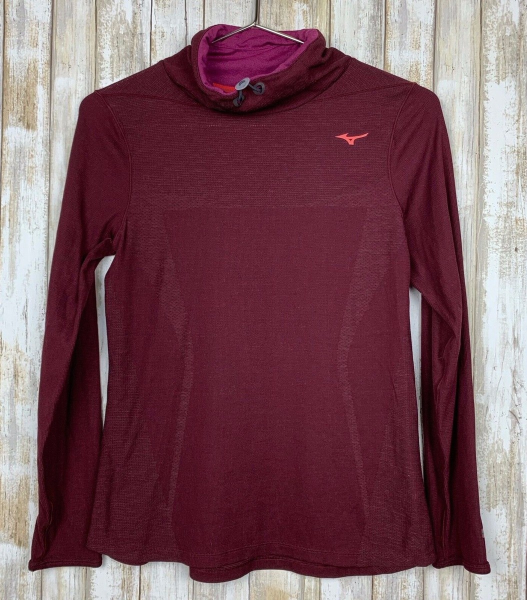 Camiseta Mizuno Manga Larga Para Mujer - Roja