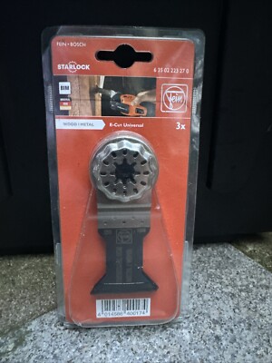 Fein-Bosch: Starlock 63502223270 Wood/Metal 3X E-Cut  Blade