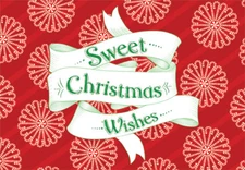 Sweet Christmas Wishes Designer Greetings Christmas Card