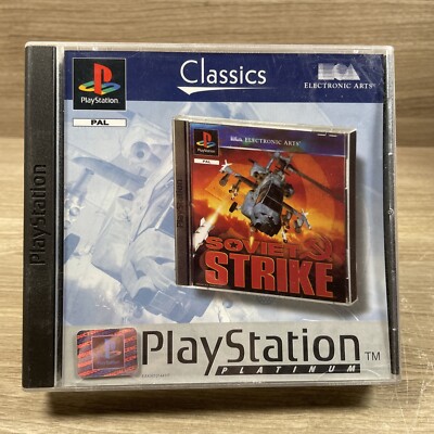 FSK18 Sony PS1 Spiel   Soviet Strike   Playstation #B8